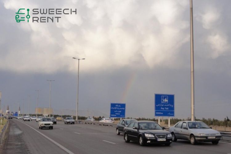 فاصله مسافتی تهران تا اصفهان